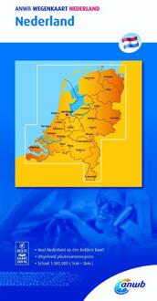 Anwb wegenkaart nederland - Boek ANWB Media (9018042048)