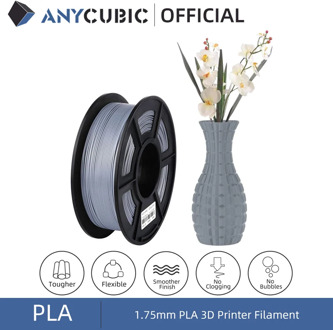 ANYCUBIC 1.75mm PLA Filament For Mega S Mega X Mega Zero Chiron Predator 3D Printer Rubber Consumables Material for Printing