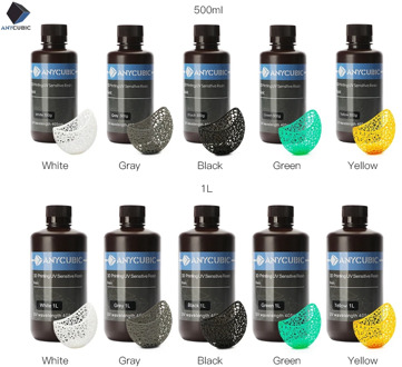 ANYCUBIC 3D Printer Material 1L 405nm Resin Kit Photon 3D Printer Sensitive Normal Liquid LCD 3D Printing Material