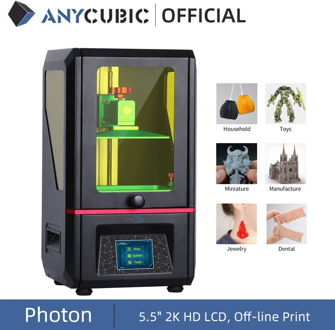 ANYCUBIC 3D Printer Photon SLA UV Resin Light-Cure Impresora 405nm Resin Plus Print Size 3d Drucker impressora 3d resina