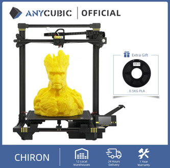 ANYCUBIC Chiron 3d Printer Auto Level Ultrabase impressora 3d Huge Build Volume Modular Design FDM impresora 3d drucker