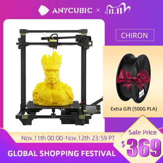 ANYCUBIC Chiron 3D Printer DIY TFT Auto-leveling impresora 3D Printers Extruder Dual Z axis Impressora 3D Printing Kit Drucker
