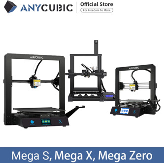 ANYCUBIC I3 Mega /S / X / Zero 3D Printer Full Metal Plus Size Desktop Frame Impresora 3D Drucker DIY Kit Gadget Extruder