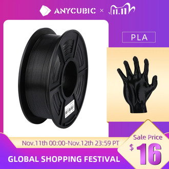 ANYCUBIC PLA Filament 1.75mm Plastic For 3D Printer 1kg/Roll 6 Colors Optional Rubber Consumables Material for Printing
