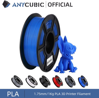 ANYCUBIC PLA Filament 1.75mm Plastic For 3D Printer 1kg/Roll Neat Spool No tangle Print Smoothly Material for Printing