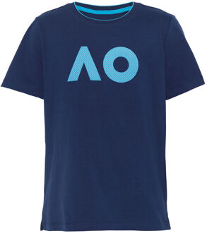 AO Stack Print Core Logo T-shirt Heren donkerblauw - M