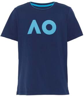 AO Stack Print Core Logo T-shirt Heren donkerblauw - S,M