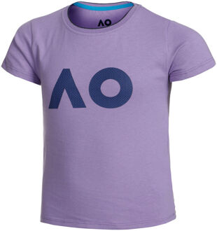 AO Stack Print Core Logo T-shirt Meisjes paars - 134,140