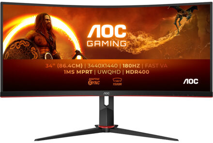 AOC CU34G2XP/BK Gaming monitor