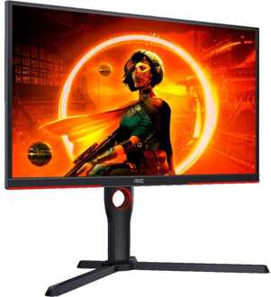 AOC PC-gamingscherm - AOC - 25G3ZM/BK - 24,5 VA FHD 0,5 ms 240 Hz HDMI DisplayPort Pivot In hoogte verstelbaar Adaptive Sync