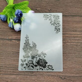 Aokediy Boom En Bloem Print Diy Plastic Embossing Mappen Voor Diy Scrapbooking Papier Ambachtelijke/Kaarten Maken Decoratie Benodigdheden