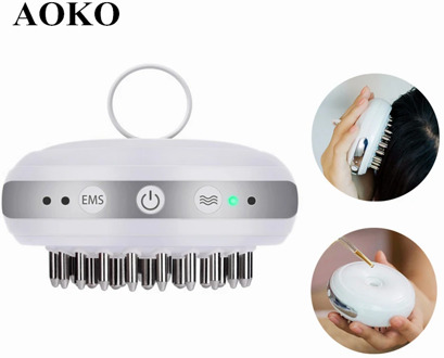 AOKO Hair Growth Products EMS Electric Head Massager Liquid Import Hair Regrowth Comb for Scalp Care Hair Loss Stress Release
