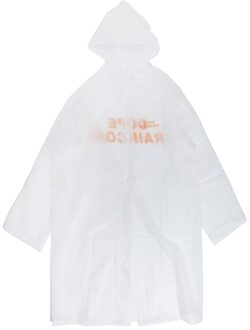 Aolamegs Mannen Jas Waterdicht Geul Vest Regenjas Mannelijke multi-color Optionele Mode High Street Hip Hop Stijl Streetwear wit