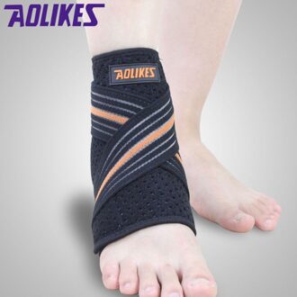 Aolikes 1 Paar Sport Ankle Brace Protector Verstelbare Enkel Ondersteuning Pad Bescherming Elastic Brace Guard Ondersteuning Basketbal