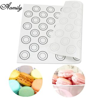 Aomily Siliconen Deeg Mat Bakvormen 40*30 cm Macaron 44 Cirkels Pastry Oven Pasta Tool Bakplaat Lade Liner Mat Cake Pad