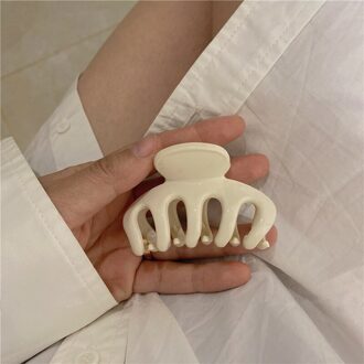 Aomu Retro Lente Zomer Candy Kleur Acryl Geometrische Effen Kleur Clip Haarspeld Voor Meisje Commuter Haaraccessoires 1