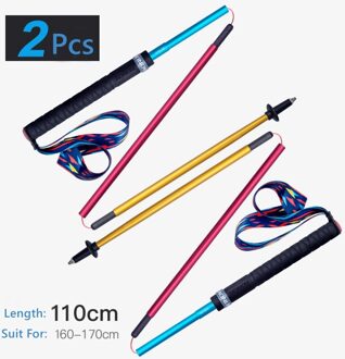 Aonijie 2Pcs Carbon Wandelstokken Ultralight Trekking Polen Vouwen Quick Lock Wandelen Canes Voor Outdoor Trailing Running E4201 2stk 110cm