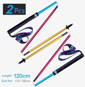 Aonijie 2Pcs Carbon Wandelstokken Ultralight Trekking Polen Vouwen Quick Lock Wandelen Canes Voor Outdoor Trailing Running E4201 2stk 120cm