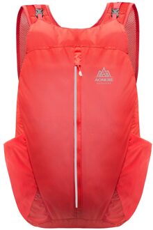 Aonijie Lichtgewicht Opvouwbare Packable Rugzak Reistas Pack H951 Voor Outdoor Wandelen Camping Shopping Dagrugzak 25L oranje rood