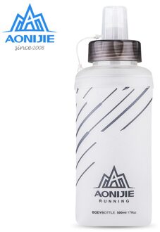 AONIJIE SD18 Zachte Kolf Folding Inklapbare 500ml Water Fles TPU BPA Gratis Voor Running Hydration Pack Heuptas Vest marathon