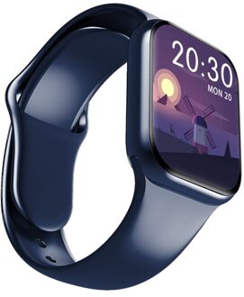 Aosexi Smart Band Bluetooth Call Hd Touch Kleur Screen Fitness Armband Voor Ios Android Bloeddruk IP67 Waterdichte Smartband Blauw