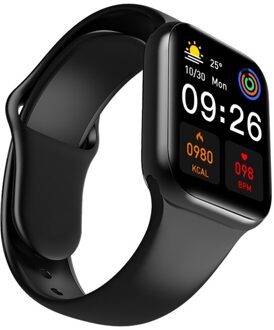 Aosexi Smart Band Bluetooth Call Hd Touch Kleur Screen Fitness Armband Voor Ios Android Bloeddruk IP67 Waterdichte Smartband zwart