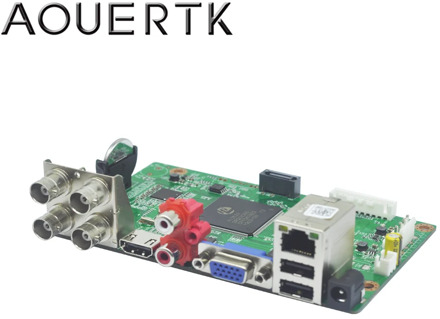 AOUERTK 1080P/1080N/5MP 5in1AHD CVI TVI CVBS 4CH CCTV DVR board support Motion Detection and 5 Record mode