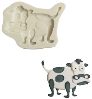 Aouke vier dier modellering siliconen mal zachte snoep klei modder mold fondant chocolade taart decoratie gereedschappen J118