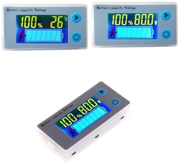 Aozbz Universele Batterij Capaciteit Voltmeter Tester Monitor Lcd Auto Lood-zuur Indicator Digitale Voltmeter 10-100V Voltage tester