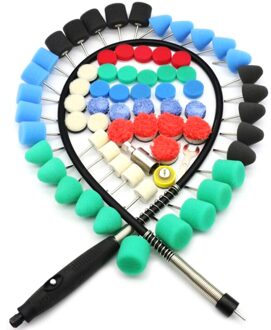 AP68-69-Piece Polijstmiddel Polijsten Spons Spons Polijsten Pad Kit Conische Polijsten Pad Voor Auto Polijstmachine Hub