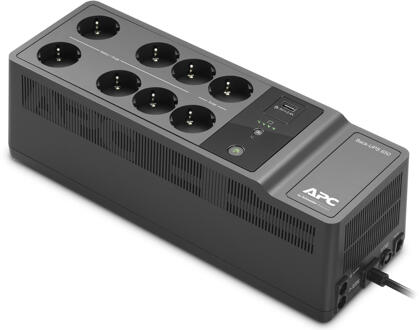 APC Back-UPS BE650G2-GR - Noodstroomvoeding 8x stopcontact, 650VA, 1 USB oplader, 1 USB datapoort