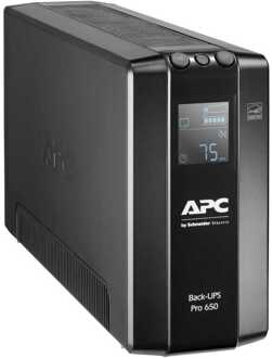 APC Back-UPS PRO BR650MI - Noodstroomvoeding, 6x C13 uitgang, USB, 650VA