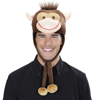 Apen Muts Voor Volwassenen - Verkleedhoofddeksels Multikleur