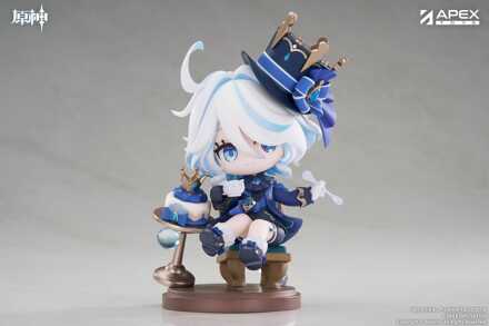 Apex Genshin Impact PVC Statue Furina Amai Gogo no Sanbika Chibi Chara Ver. 13 cm