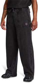 Apex Open Cuff Broeken Heren - Grijs - Maat XL - Katoen Fleece Grey