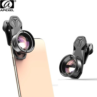 APEXEL HD optic camera phone lens 100mm macro lens super macro lenses for iPhonex xs max Samsung s9 all smartphone