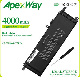 Apexway B21N1329 Laptop Batterij Voor Asus D553M F453 F453MA F553M P553 P553MA X453 X453MA X553 X553M X553B X553MA X403M X503M