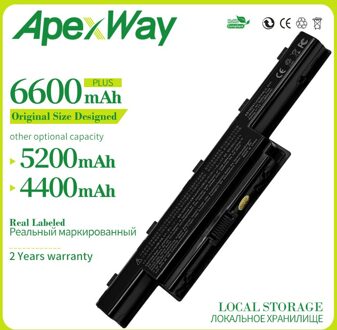 Apexway Laptop Batterij as10d61 voor Acer Aspire 4250 4349 4333 4350 4551 4560 4733Z 4739 4738 5250 5253 5336 5551 5750 5200mAh