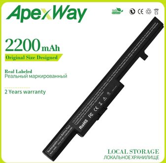 Apexway Laptop Batterij voor Lenovo L12L4E55 L12M4E55 L12S4E55 L13L4A01 L13M4A01 L13S4A01 voor IdeaPad M4400 N40 N50 B40 B50 G550S