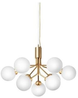 Apiales 9 Kroonluchter - Messing