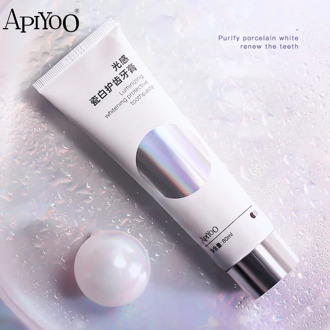 Apiyoo Clean Mousse Tooth Whiten Remove Porcelain White Mouthguard Oral Odor Fresh Bright Teeth Toothpaste Dental Care Tool