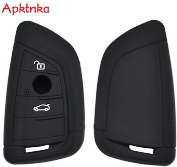 Apktnka 2 Knop Siliconen Auto Afstandsbediening Sleutelhanger Shell Cover Case Voor Bmw X1 X5 F15 X6 F16 1 2 5 7 Serie Skin Holder