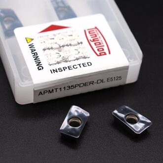 APMT1135 Pder Dl E5125 Wisselplaten Draaien Tool Gezicht Mill Apmt 1135 Draaibank Gereedschap Frees Cnc Tool