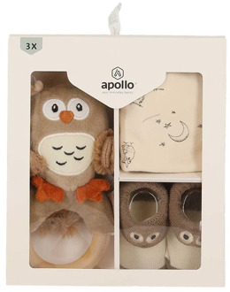 Apollo Baby giftbox uil kraamcadeau Beige - One size