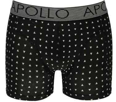 Apollo boxershort heren 2 pack - Zwart - L