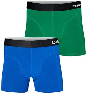 Apollo Boxershorts Heren Bamboo Basic Blue / Green 2-pack-XL Blauw,Groen - XL