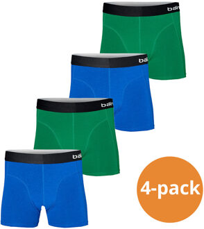 Apollo Boxershorts Heren Bamboo Basic Blue / Green 4-pack-S