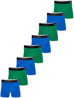 Apollo Boxershorts Heren Bamboo Basic Blue / Green 8-pack-XL Blue/Green - XL