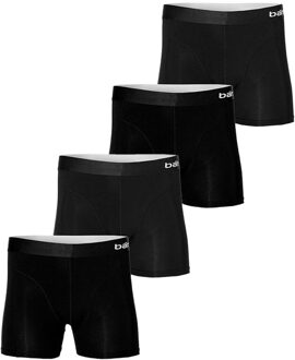 Apollo Boxershorts Heren Bamboo Basic Zwart 4-pack-S - S