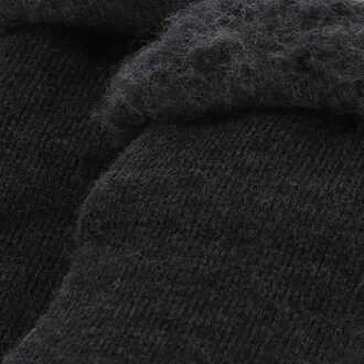 Apollo Dames / heren pantoffels slofsok antislip wol antraciet - maat 37-38 Grijs